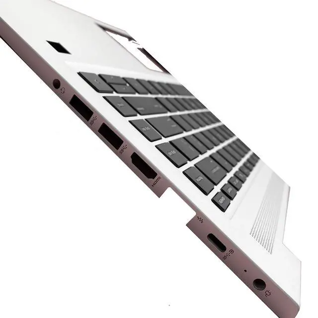 Alt view image 3 of 7 - L44589-001 L65225-001 Replacement for HP ProBook 440 G6 G7 PB 445R G6 K12 PB 445 G6 Laptop Palmrest Assembly with Non-Backlit US Keyboard Sliver