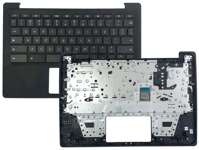 Main image of N93657-001 Replacement for HP Fortis Chromebook 11 G10 Laptop Palmrest Assembly with Non-Backlit US Keyboard