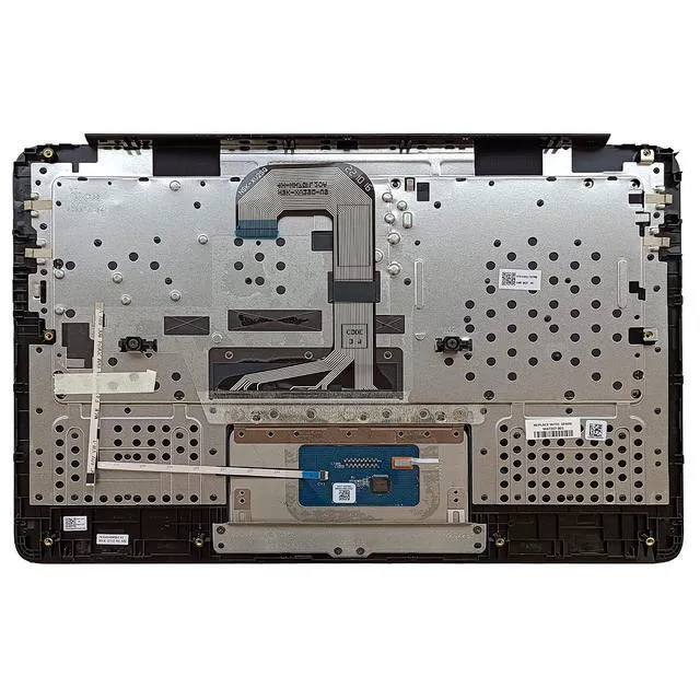 Alt view image 2 of 7 - Replacement Laptop Upper Case Palmrest Non-Keyboard Touchpad Assembly Part for HP Chromebook 14 G7 CB E 14 G7 M47207-001 Black