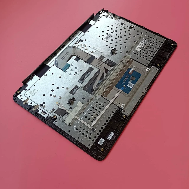 Alt view image 4 of 7 - Replacement Laptop Upper Case Palmrest Non-Keyboard Touchpad Assembly Part for HP Chromebook 14 G7 CB E 14 G7 M47207-001 Black