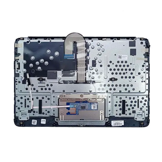 Alt view image 2 of 7 - Replacement for HP Chromebook 11A G8 EE Laptop Upper Top Cover Case Palmrest Keyboard Touchpad Assembly Part L92832-001