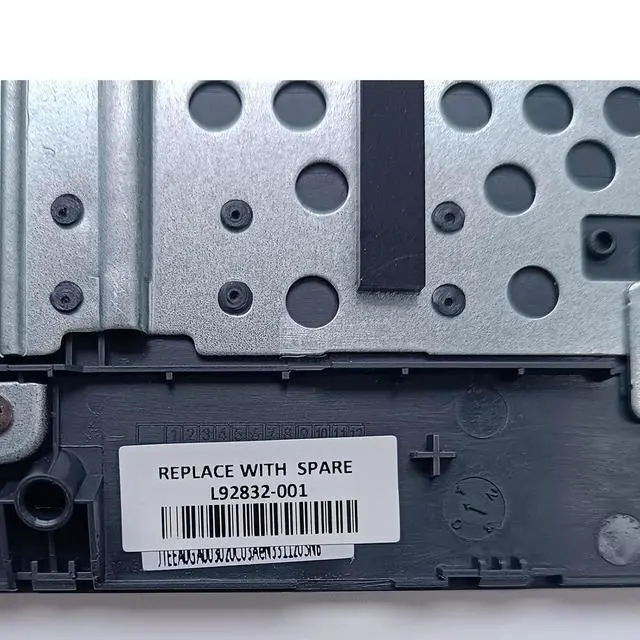 Alt view image 3 of 7 - Replacement for HP Chromebook 11A G8 EE Laptop Upper Top Cover Case Palmrest Keyboard Touchpad Assembly Part L92832-001