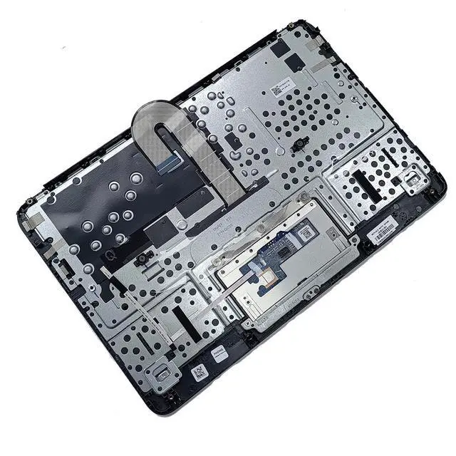 Alt view image 5 of 7 - Replacement for HP Chromebook 11A G8 EE Laptop Upper Top Cover Case Palmrest Keyboard Touchpad Assembly Part L92832-001