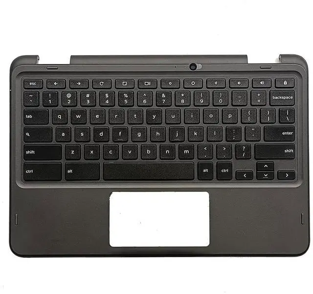 Alt view image 2 of 7 - 0P3NG2 P3NG2 Replacement for Dell Chromebook 11 3110 2in1 Laptop Upper Top Cover Case Palmrest US Keyboard Assembly Part