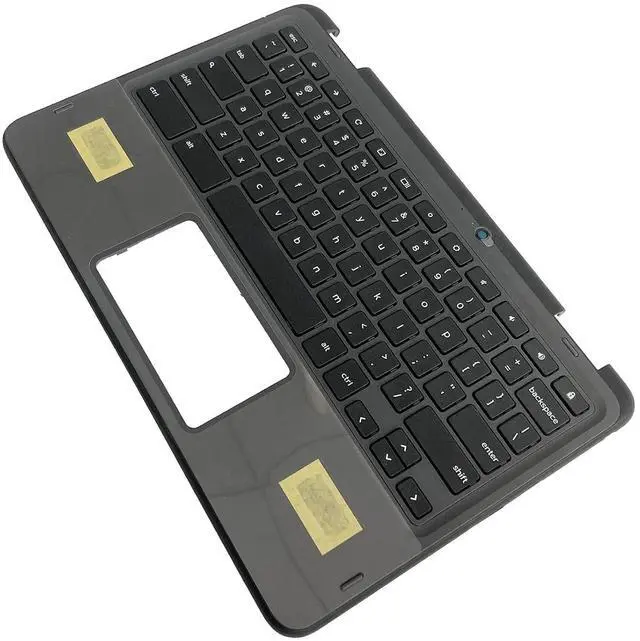 Alt view image 5 of 7 - 0P3NG2 P3NG2 Replacement for Dell Chromebook 11 3110 2in1 Laptop Upper Top Cover Case Palmrest US Keyboard Assembly Part