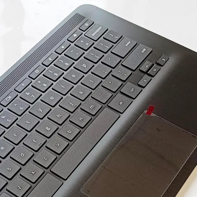 Alt view image 7 of 7 - Replacement for HP Chromebook 14 G7 CB E 14 G7 CElN4500 Laptop Upper Top Cover Case Palmrest Not-Backlit Keyboard Touchpad Assembly Part M47207-001 Black