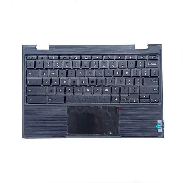 Alt view image 2 of 7 - 5CB0Z21474 Replacement for Lenovo 100e Chromebook 2nd Gen AST 82CD Laptop Upper case Palmrest Assembly with Non-Backlit US Keyboard and Touchpad Black