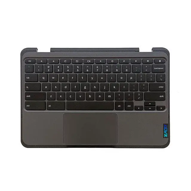 Alt view image 2 of 7 - 5M11C94743 5M11G97058 Replacement for Lenovo 300e Chromebook Gen 3 82J9 82JA Laptop Upper case Palmrest Assembly Part with US Keyboard and Touchpad (NO WFC Hole) LTE