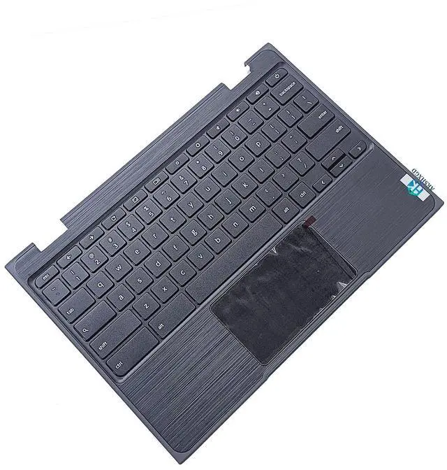 Alt view image 5 of 7 - 5CB0Z21474 Replacement for Lenovo 100e Chromebook 2nd Gen AST 82CD Laptop Upper case Palmrest Assembly with Non-Backlit US Keyboard and Touchpad Black
