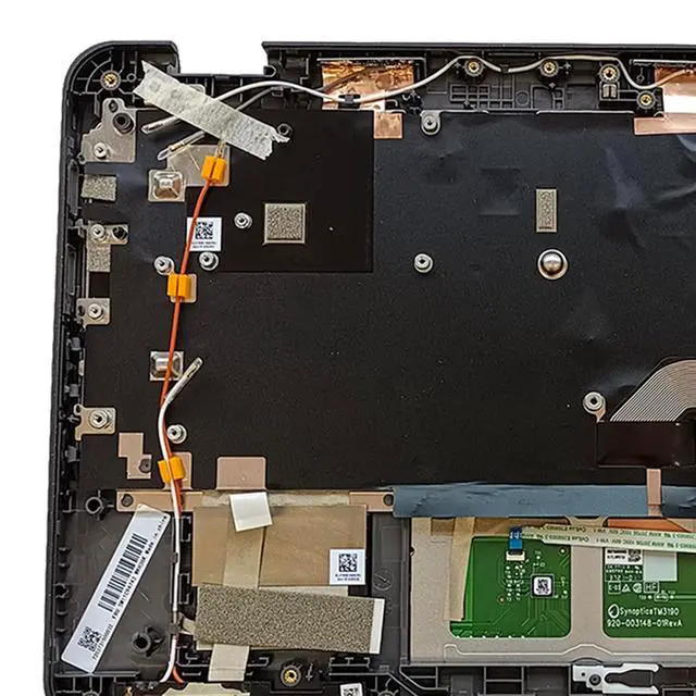 Alt view image 6 of 7 - 5M11C94743 5M11G97058 Replacement for Lenovo 300e Chromebook Gen 3 82J9 82JA Laptop Upper case Palmrest Assembly Part with US Keyboard and Touchpad (NO WFC Hole) LTE