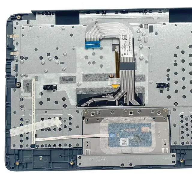 Alt view image 4 of 7 - Replacement for HP Chromebook 14 G6 CB14 G6 Laptop Upper Top Cover Case Palmrest Backlit Keyboard Touchpad Assembly Part L90460-001 Black