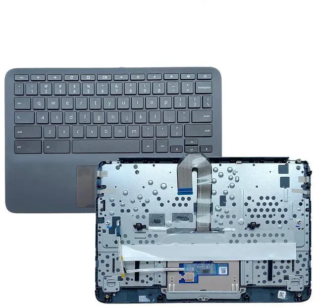 Main image of L90339-001 Replacement for HP Chromebook 11 G8 EE Laptop Upper Top Cover Case Palmrest Keyboard Touchpad Assembly Part