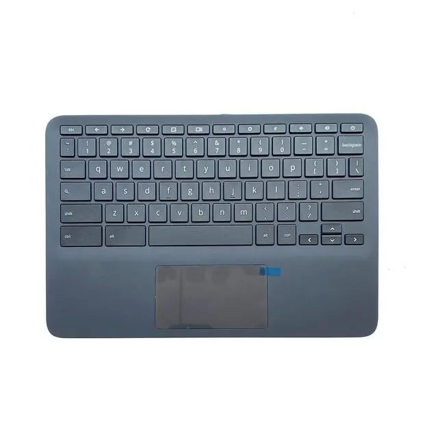 Alt view image 2 of 7 - L90339-001 Replacement for HP Chromebook 11 G8 EE Laptop Upper Top Cover Case Palmrest Keyboard Touchpad Assembly Part