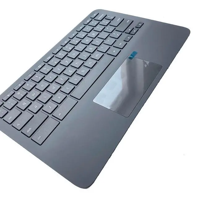 Alt view image 5 of 7 - L90339-001 Replacement for HP Chromebook 11 G8 EE Laptop Upper Top Cover Case Palmrest Keyboard Touchpad Assembly Part