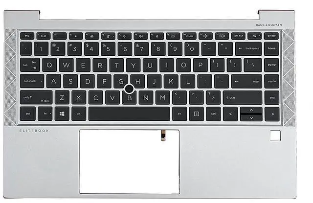 Main image of M07090-001 M36312-001 Replacement for HP Elitebook 840 G7 840 G8 Laptop Upper Top Cover Case Palmrest Backlit US Keyboard Assembly Part Silver