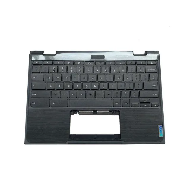 Alt view image 2 of 7 - Replacement for Lenovo 300e Chromebook 2nd Gen AST 82CE Laptop Upper Top Cover Case Palmrest Non-Backlight Keyboard Assembly Part Not-Camera 5CB0Z21541 Black