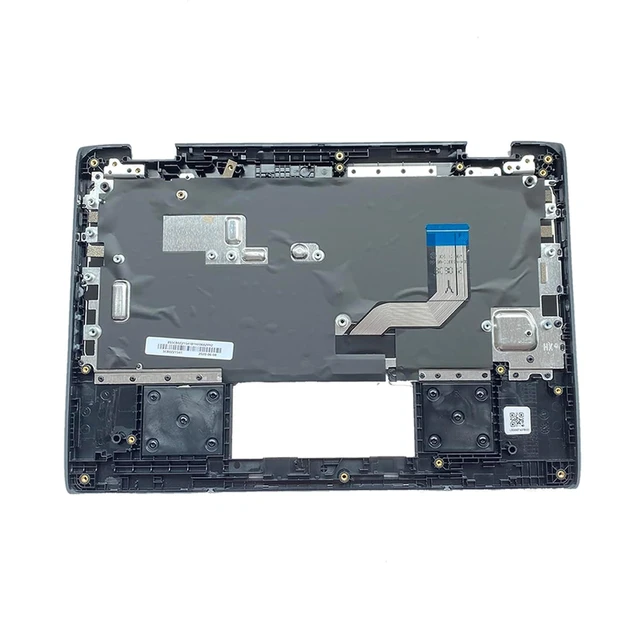Alt view image 3 of 7 - Replacement for Lenovo 300e Chromebook 2nd Gen AST 82CE Laptop Upper Top Cover Case Palmrest Non-Backlight Keyboard Assembly Part Not-Camera 5CB0Z21541 Black