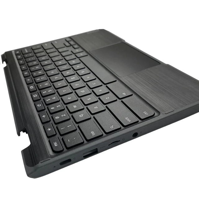 Alt view image 5 of 7 - Replacement for Lenovo 300e Chromebook 2nd Gen AST 82CE Laptop Upper Top Cover Case Palmrest Non-Backlight Keyboard Touchpad Assembly Part Not-Camera 5CB0Z21541 Black