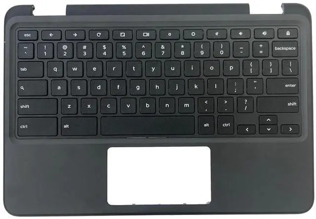 Alt view image 2 of 7 - 0WHJ70 WHJ70 Replacement for Dell Chromebook 11 3120 Laptop Upper case Palmrest Assembly Part with Non-Backlit US Keyboard Not-WFC
