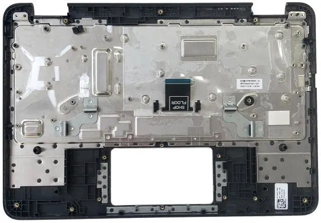 Alt view image 3 of 7 - 0WHJ70 WHJ70 Replacement for Dell Chromebook 11 3120 Laptop Upper case Palmrest Assembly Part with Non-Backlit US Keyboard Not-WFC