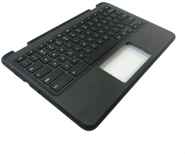 Alt view image 5 of 7 - 0WHJ70 WHJ70 Replacement for Dell Chromebook 11 3120 Laptop Upper case Palmrest Assembly Part with Non-Backlit US Keyboard Not-WFC