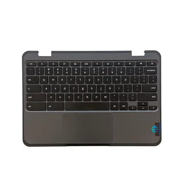 Alt view image 2 of 7 - 5M11C94663 Replacement for Lenovo Chromebook 100E 3th 82J7 82J8 WiFi Laptop Upper Top Cover Case Palmrest Keyboard Touchpad Assembly Part Black