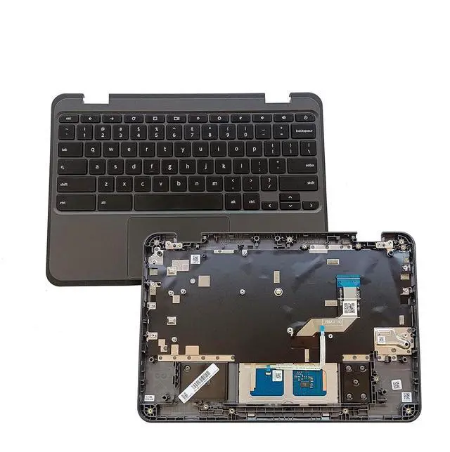 Main image of 5M11C94663 Replacement for Lenovo Chromebook 100E 3th 82J7 82J8 WiFi Laptop Upper Top Cover Case Palmrest Keyboard Touchpad Assembly Part Black