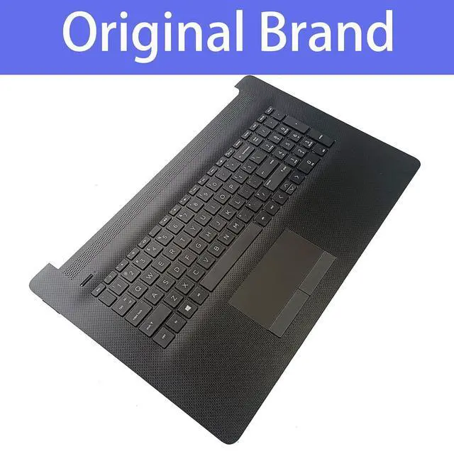 Alt view image 3 of 7 - Replacement for HP Pavilion17BY 17-by 17CA 17-CA Laptop Upper Top Cover Case Palmrest Not-Backlit Keyboard Touchpad Assembly Part L48409-001 6070B1546701