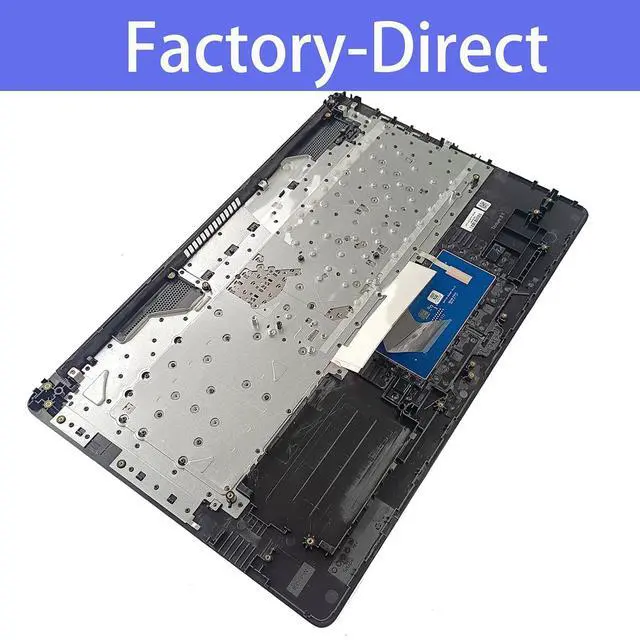 Alt view image 4 of 7 - Replacement for HP Pavilion17BY 17-by 17CA 17-CA Laptop Upper Top Cover Case Palmrest Not-Backlit Keyboard Touchpad Assembly Part L48409-001 6070B1546701