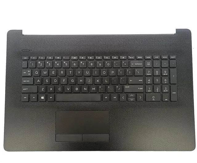 Main image of Replacement for HP Pavilion17BY 17-by 17CA 17-CA Laptop Upper Top Cover Case Palmrest Not-Backlit Keyboard Touchpad Assembly Part L48409-001 6070B1546701