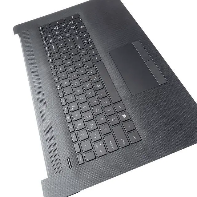 Alt view image 6 of 7 - Replacement for HP Pavilion17BY 17-by 17CA 17-CA Laptop Upper Top Cover Case Palmrest Not-Backlit Keyboard Touchpad Assembly Part L48409-001 6070B1546701
