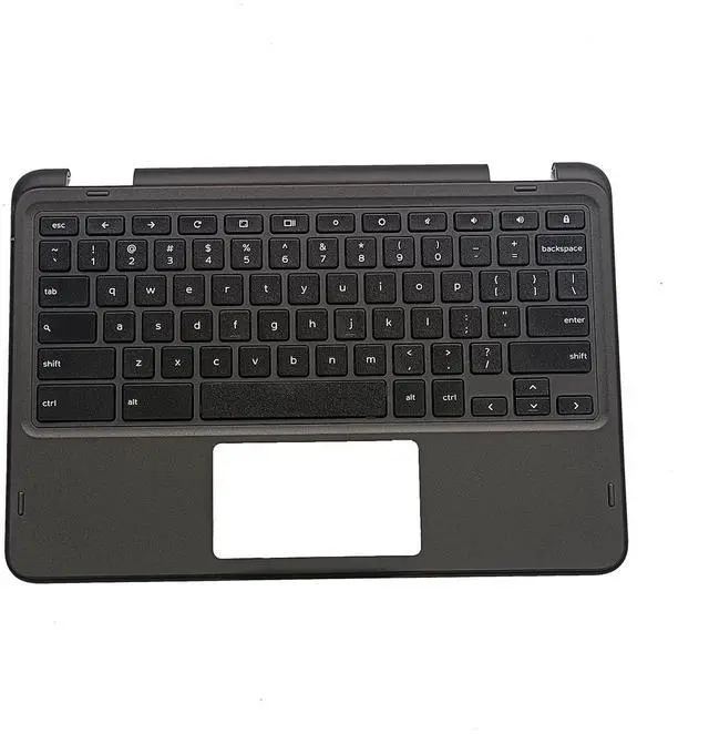 Main image of Replacement for Dell Chromebook 11 3110 2in1 Laptop Upper Top Cover Case Palmrest Keyboard Assembly Part No-Camera-Hole 0CKY67 CKY67