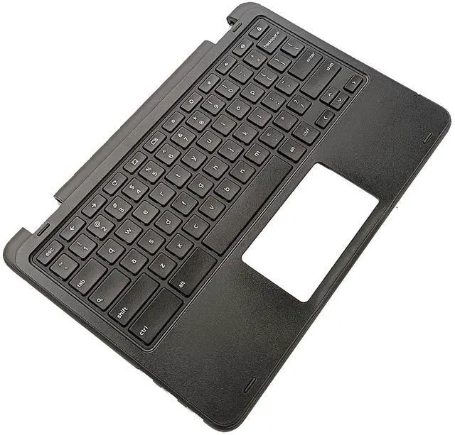 Alt view image 5 of 7 - Replacement for Dell Chromebook 11 3189 Laptop Upper Top Cover Case Palmrest Not-Backlit Keyboard Assembly Part 0YFYX 00YFYX