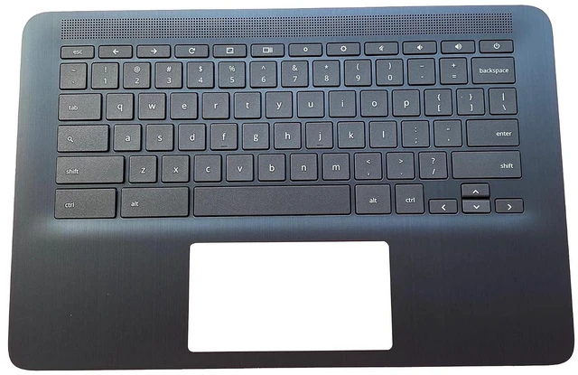 Main image of Replacement for HP Chromebook 14 G6 CB14G6 CelN4000 15.6" Laptop Upper Case Palmrest Keyboard Assembly Part L90459-001