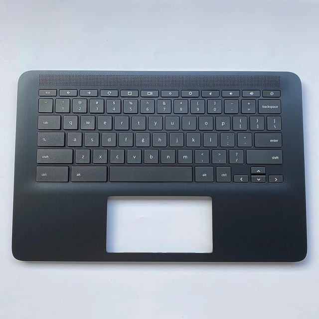 Alt view image 7 of 7 - Replacement for HP Chromebook 14 G6 CB14G6 CelN4000 15.6" Laptop Upper Case Palmrest Keyboard Assembly Part L90459-001