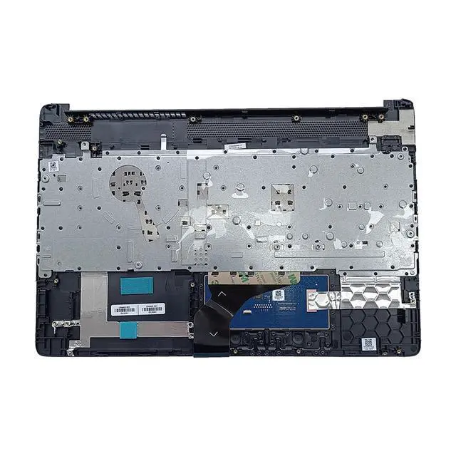 Alt view image 3 of 7 - L94460-001 Replacement for HP 15S DU/DY/DW Laptop Upper case Palmrest Assembly Part with Non-Backlit US Keyboard and Touchpad Black