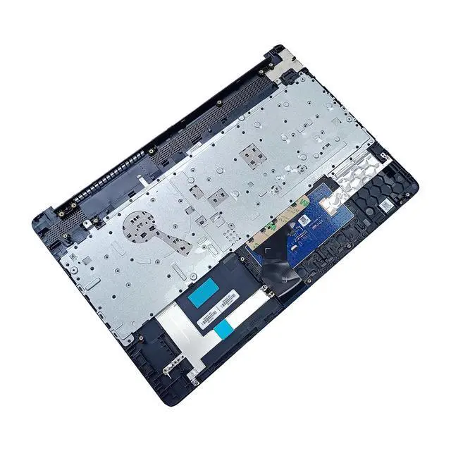 Alt view image 4 of 7 - L94460-001 Replacement for HP 15S DU/DY/DW Laptop Upper case Palmrest Assembly Part with Non-Backlit US Keyboard and Touchpad Black
