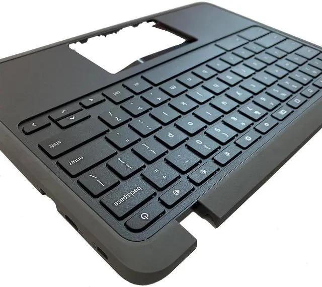 Alt view image 4 of 7 - Replacement for Acer Chromebook C732 C732T C733 C733T Laptop Upper Top Cover Case Palmrest Keyboard Assembly Part 6B.GUKN7.001