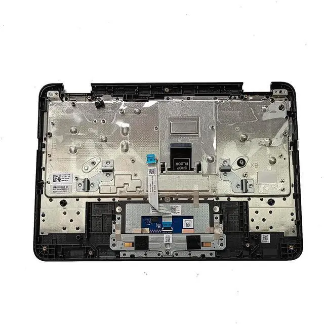 Alt view image 2 of 7 - Replacement for Dell Chromebook 11 3110Non-Touch Laptop Upper Top Cover Case Palmrest Keyboard Touchpad Assembly Part 00H7CN AP3IU000800