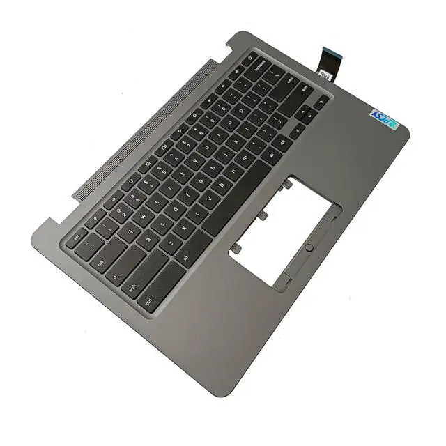 Alt view image 3 of 7 - Replacement for Lenovo 14e Chromebook Gen 2 82M1 82M2 Laptop Upper Top Cover Case Palmrest Not-Backlit US Keyboard Assembly Part 5M11C89153
