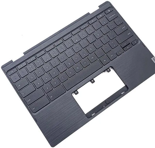 Alt view image 6 of 7 - Replacement for Lenovo 300e Chromebook 2nd Gen MTK 81QC Laptop Upper Top Cover Case Palmrest Not-Backlit Keyboard Assembly Part 5CB0T95165