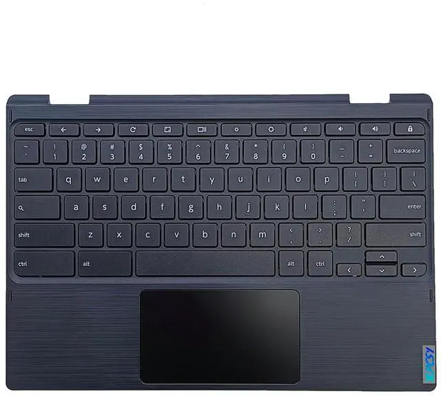 Main image of Replacement for Lenovo 300e Chromebook 2nd Gen MTK 81QC Laptop Upper Top Cover Case Palmrest Not-Backlit Keyboard Touchpad Assembly Part 5CB0T95165