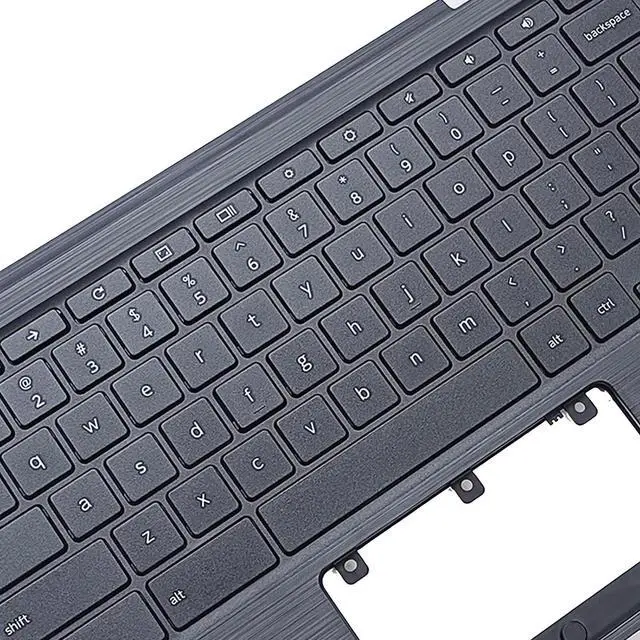 Alt view image 7 of 7 - Replacement for Lenovo 300e Chromebook 2nd Gen MTK 81QC Laptop Upper Top Cover Case Palmrest Not-Backlit Keyboard Assembly Part 5CB0T95165
