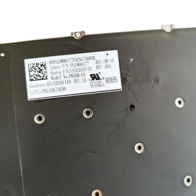 Alt view image 7 of 7 - HYG71 0HYG71 Replacement Laptop US Backlit US Keyboard for Lenovo Yoga 7 16IAP7