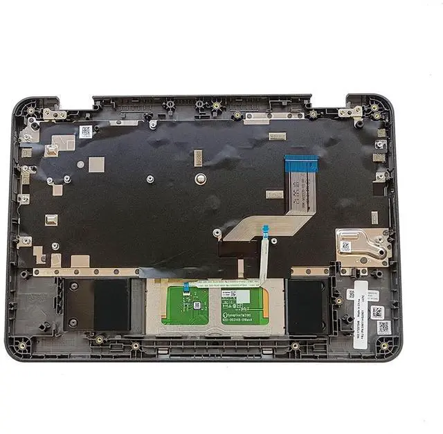Alt view image 2 of 7 - 5M11H52901 Replacement for Lenovo 100E Chromebook Gen 3 Laptop Upper Top Cover Case Palmrest Not-Backlit US Keyboard Touchpad Assembly Part Black