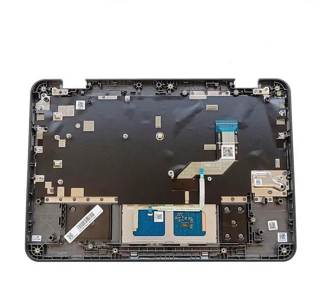 Alt view image 2 of 7 - Replacement for Lenovo Chromebook 100E 3th 82J7 82J8 WiFi Laptop Upper Top Cover Case Palmrest Keyboard Touchpad Assembly Part 5M11C94663 Black