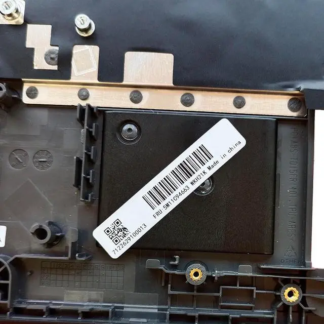 Alt view image 3 of 7 - Replacement for Lenovo Chromebook 100E 3th 82J7 82J8 WiFi Laptop Upper Top Cover Case Palmrest Keyboard Assembly Part 5M11C94663 Black