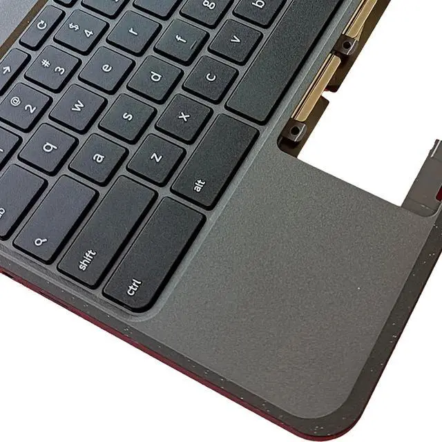 Alt view image 7 of 7 - Replacement for Lenovo Chromebook 100E 3th 82J7 82J8 WiFi Laptop Upper Top Cover Case Palmrest Keyboard Assembly Part 5M11C94663 Black