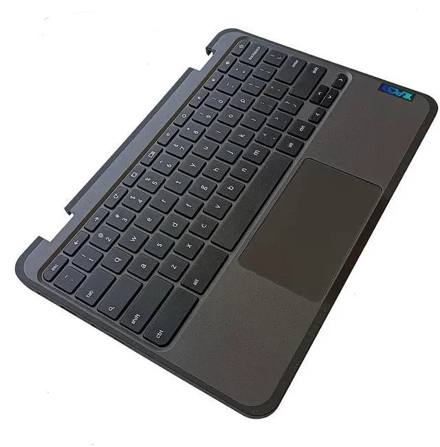 Alt view image 5 of 7 - Replacement for Lenovo Chromebook 100E 3th 82J7 82J8 WiFi Laptop Upper Top Cover Case Palmrest Keyboard Touchpad Assembly Part 5M11C94663 Black