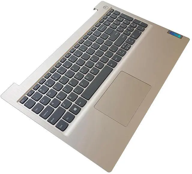 Alt view image 3 of 7 - Replacement for Lenovo ideapad 3-15IIL05 81WE 3-15ITL05 81X8 Laptop Upper Top Cover Case Palmrest Not-Backlight Keyboard Touchpad Assembly Part SBB0X77935 5CB0X57656 5CB1D03627 Gold